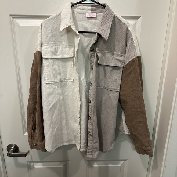 Corduroy Shacket - Picture 1 of 4